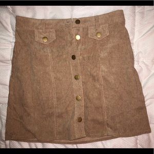 Corduroy skirt